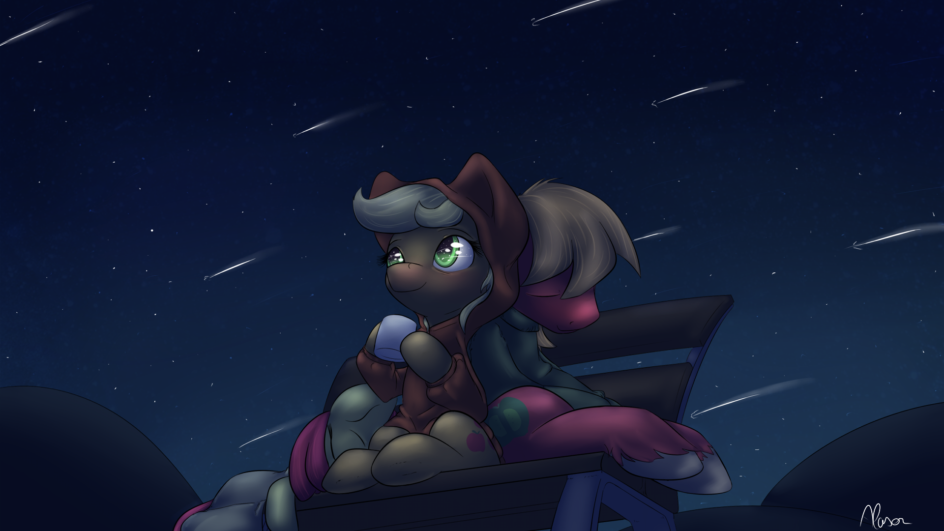 Apples under the sky by Alasou