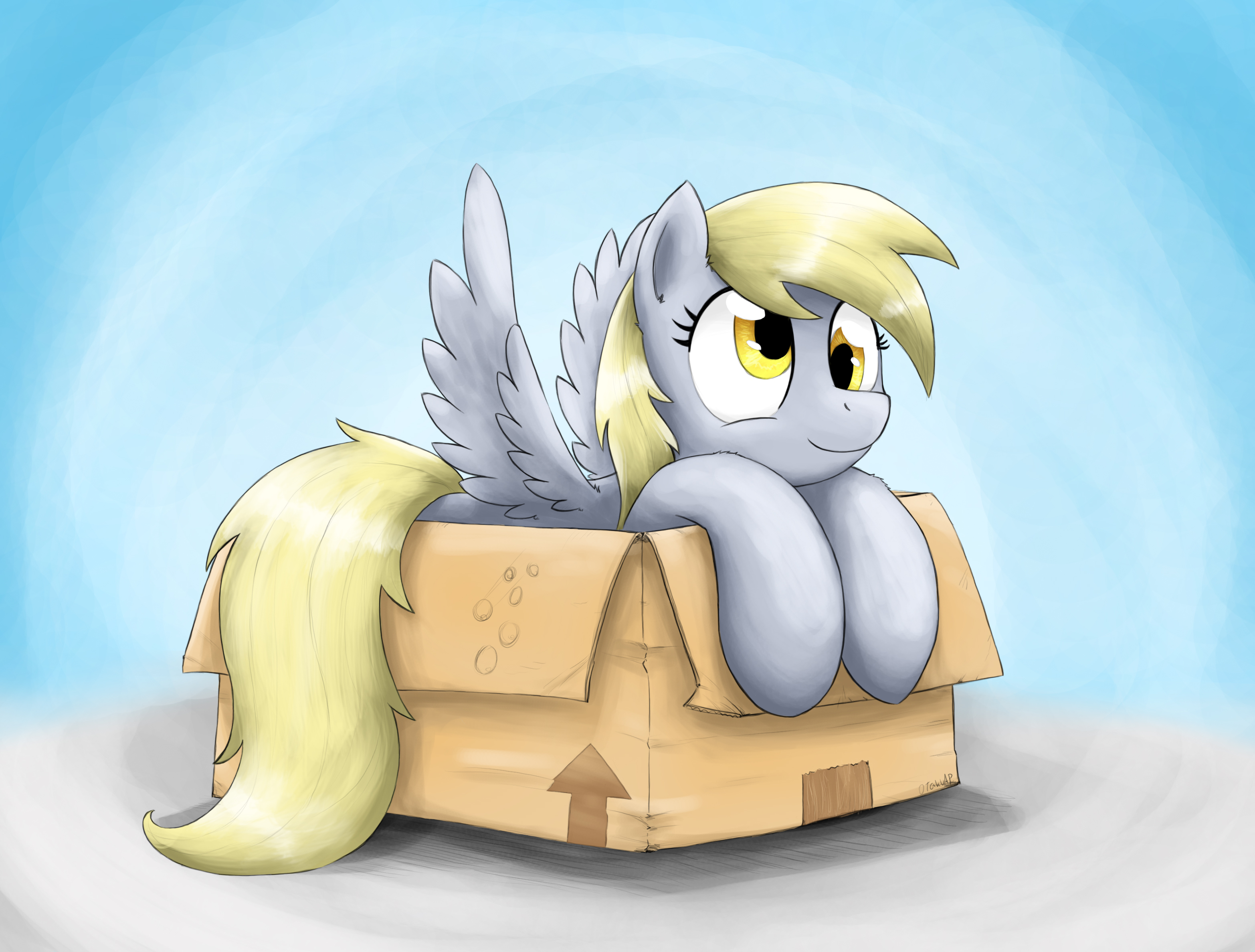 Derpy In A Box by otakuap