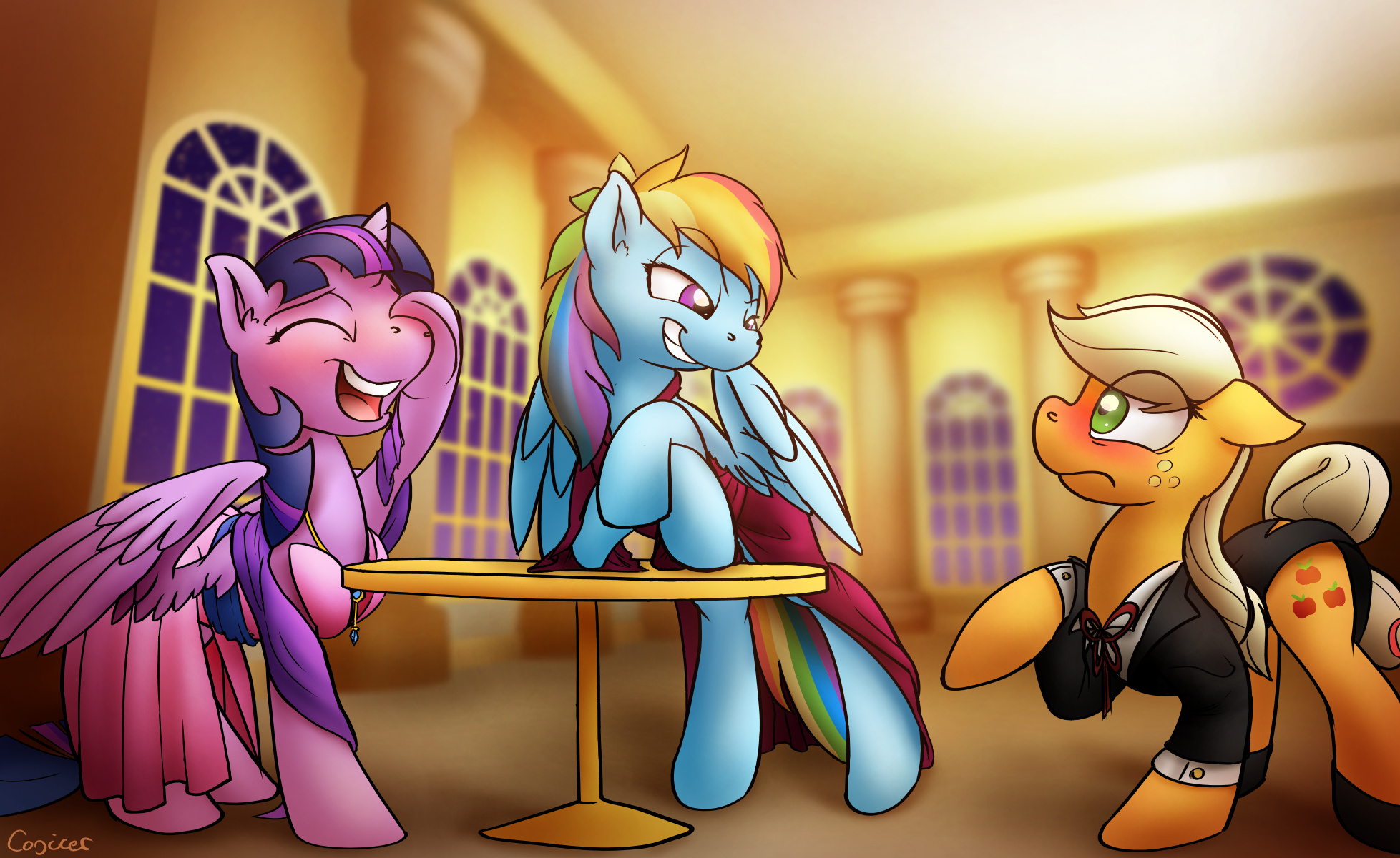 Just A Trio Of Ponies by  by Conicer