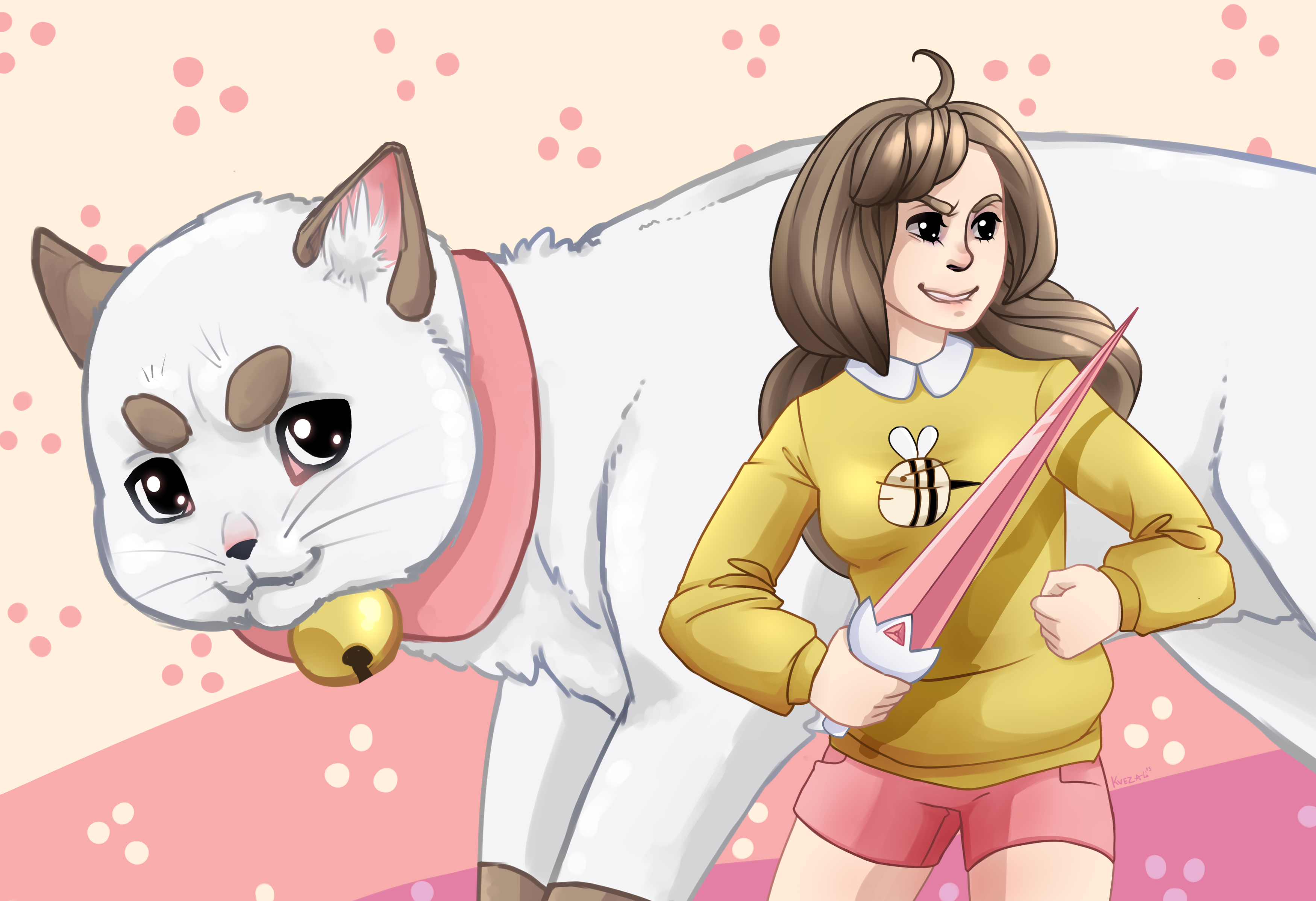 Bee and Puppycat by Kvezal