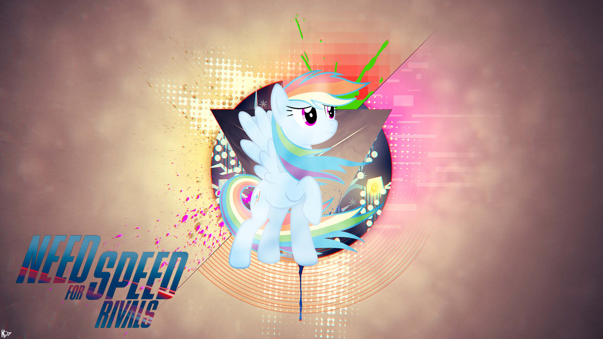 Need For Speed Rivals Rainbow Dash by JackShepardN7, Karl97, Vaux111 and xPesifeindx