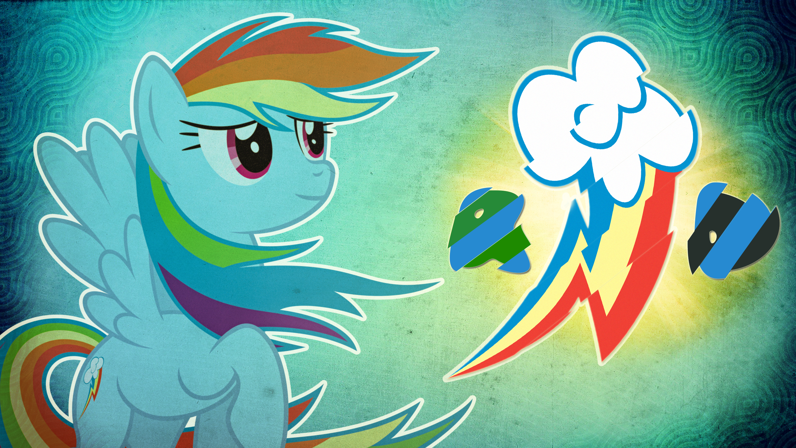 Rainbow Dash Wallpaper by skrayp