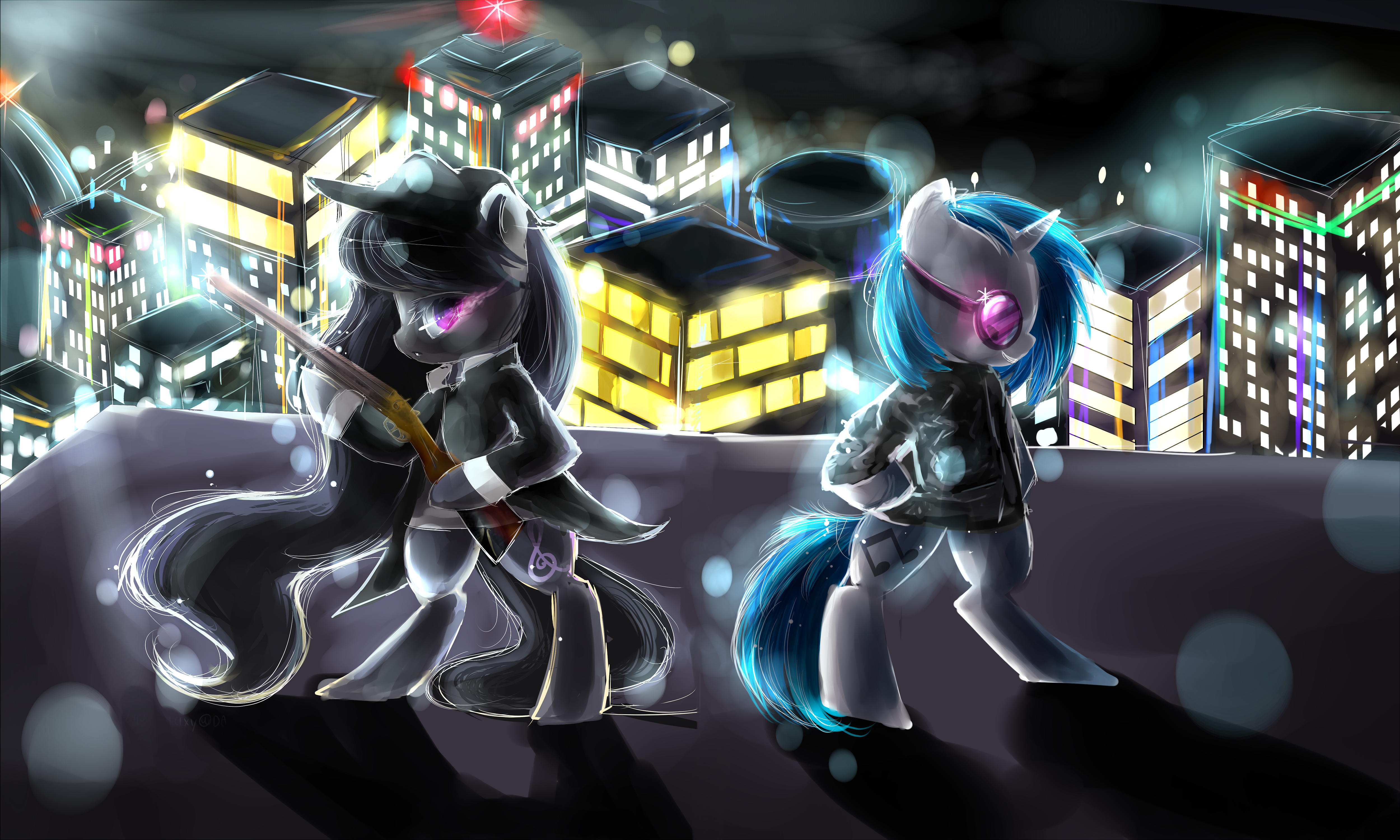 Mafia Octavia and Vinyl by AquaGalaxy