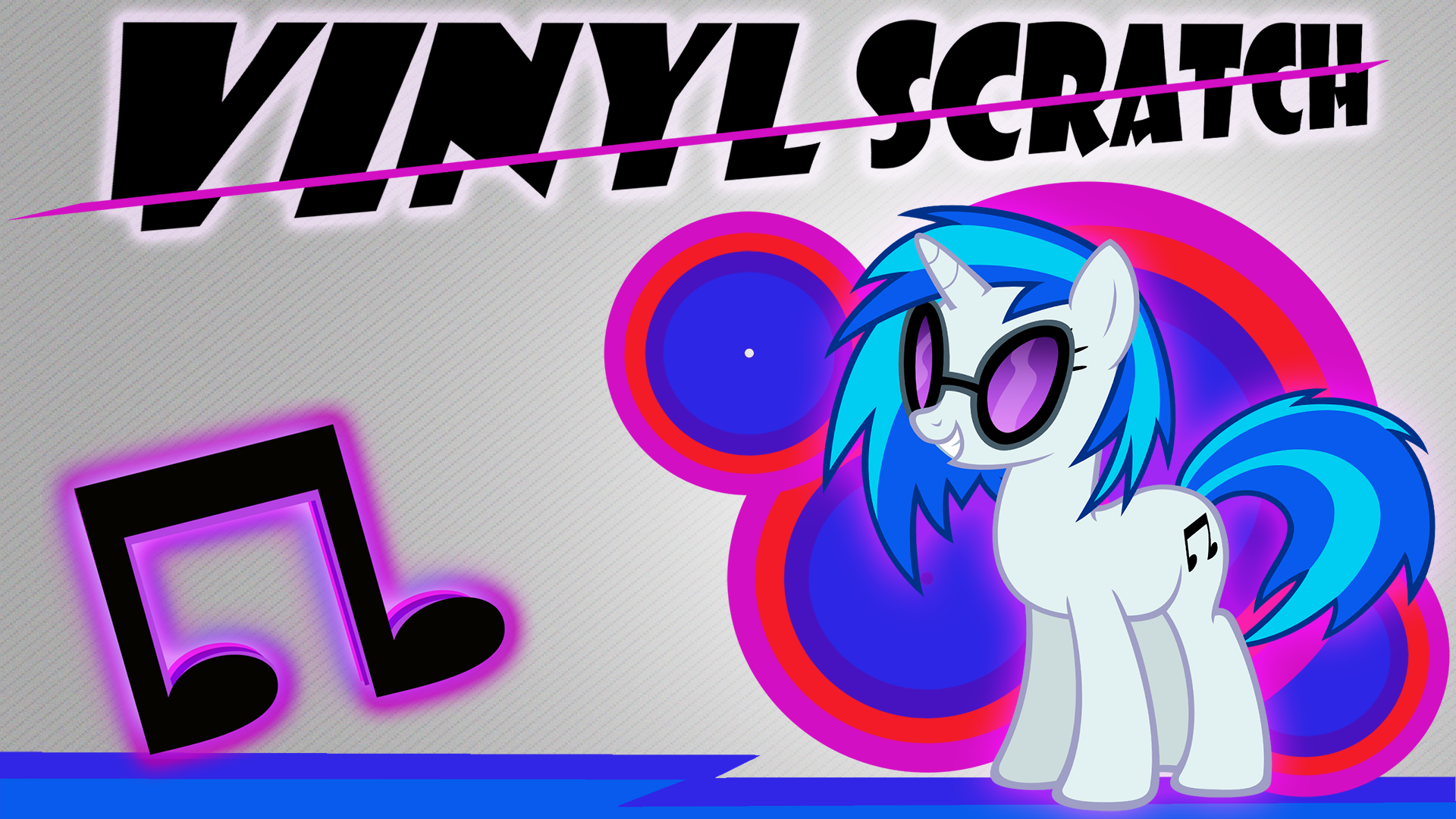 Vinyl Scratch wallpaper by skrayp