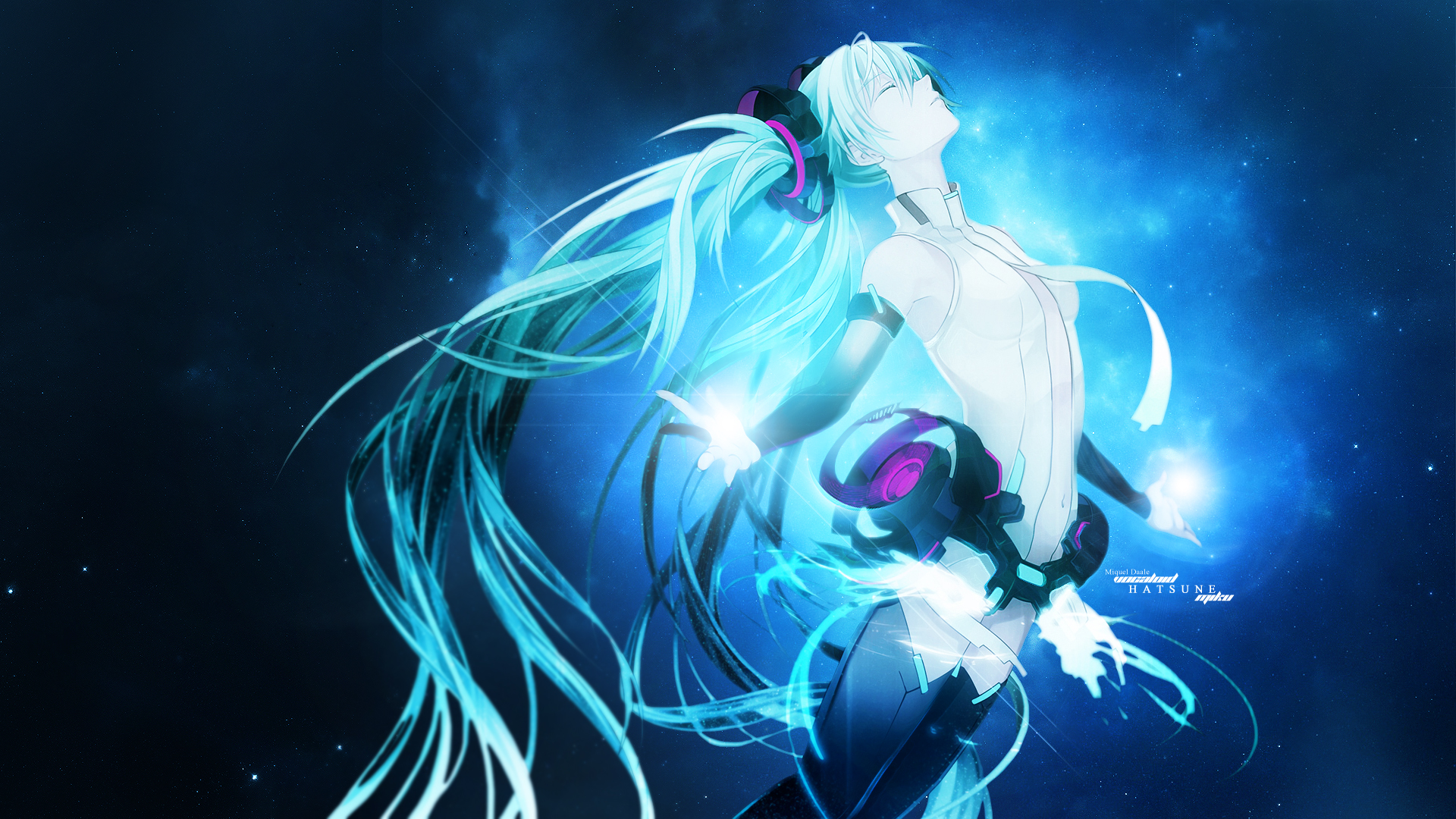 Vocaloid Hatsune Miku by Midway6 and resurgere
