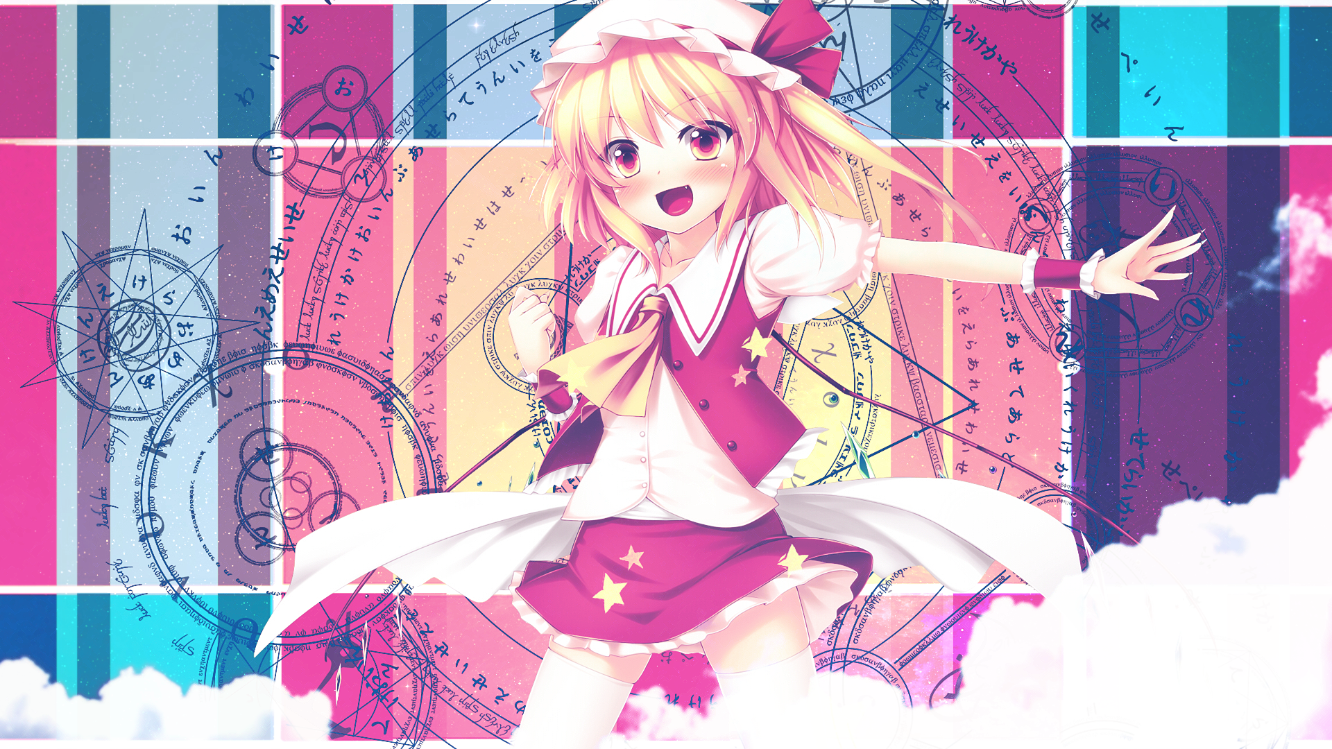 Mahou Scarlet ~ Flandre Wall by lysergicX