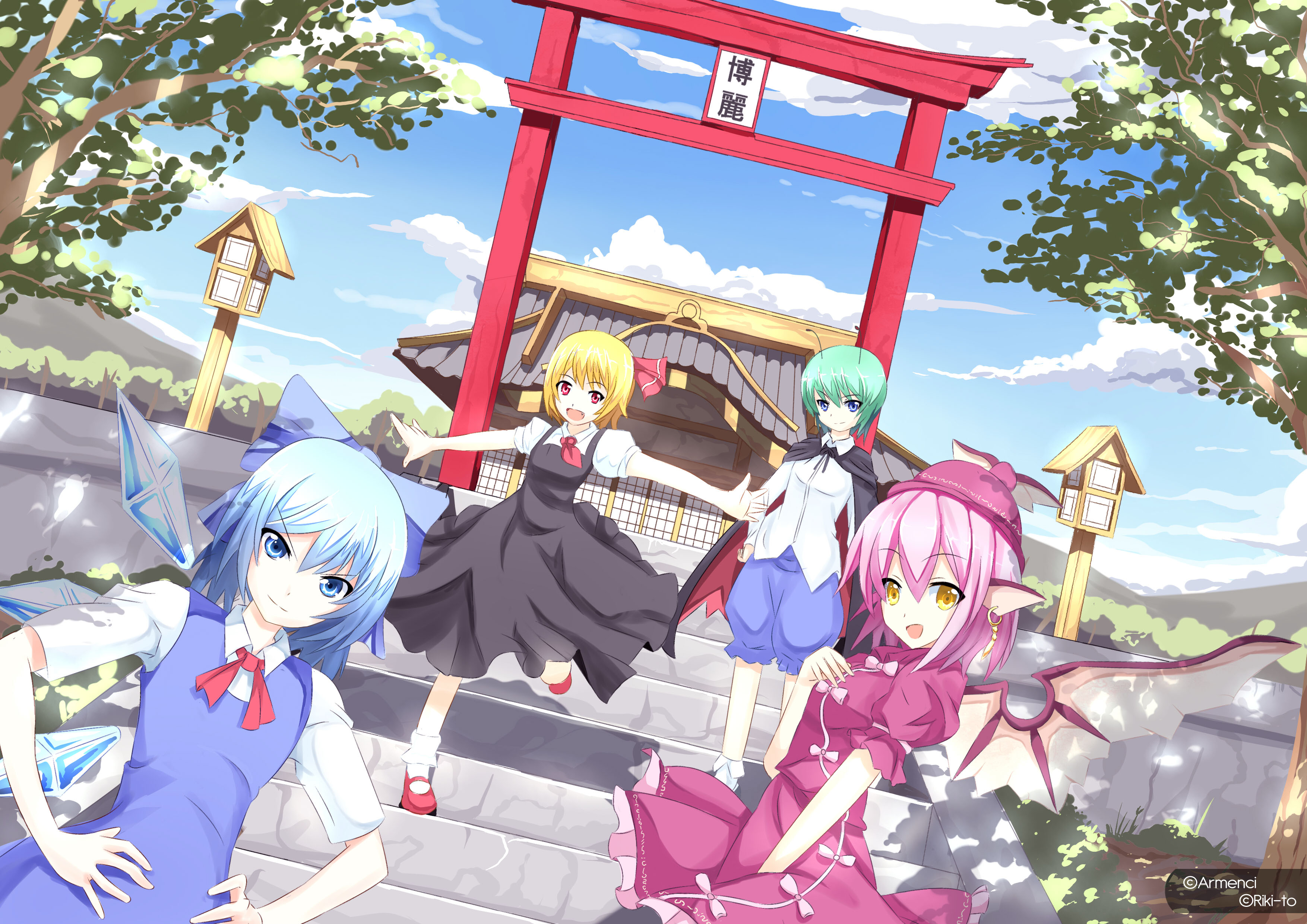 Touhou : The Baka Team [9] by armenci and Riki-to