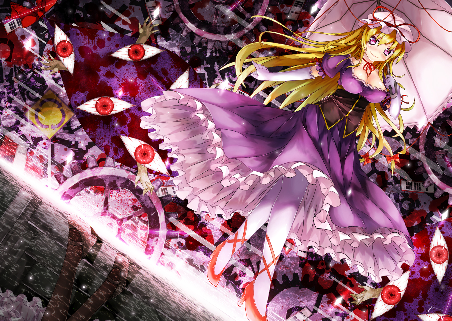 Touhou - Yakumo Yukari by 90i