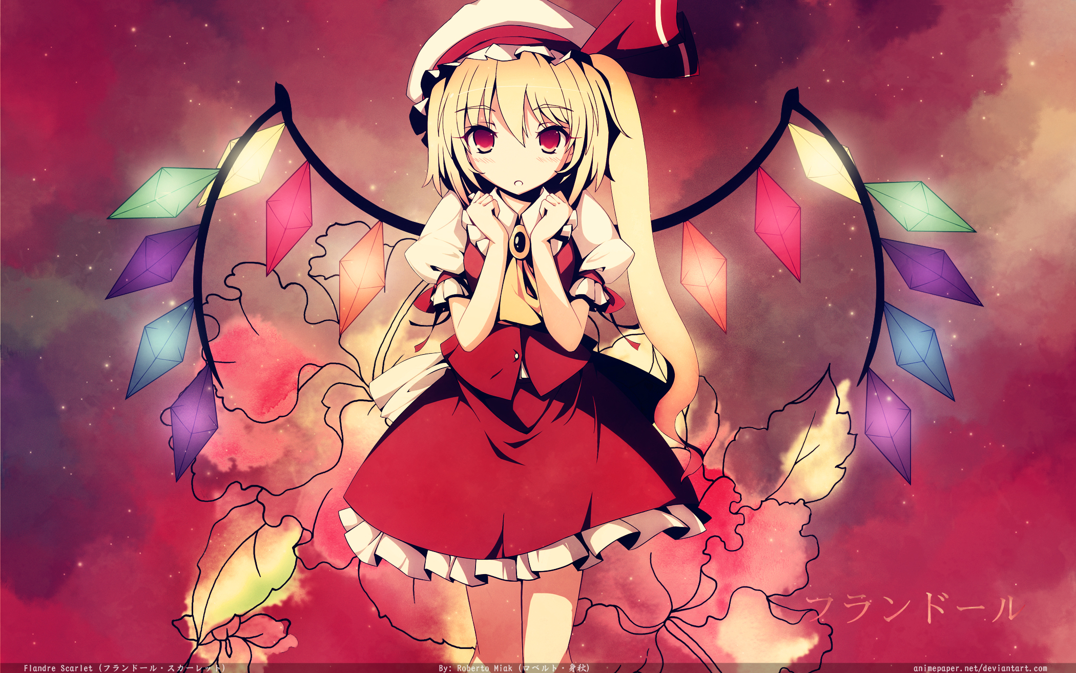 Flandre Scarlet Wallpaper by  by Roberto-Miak and TheClannad