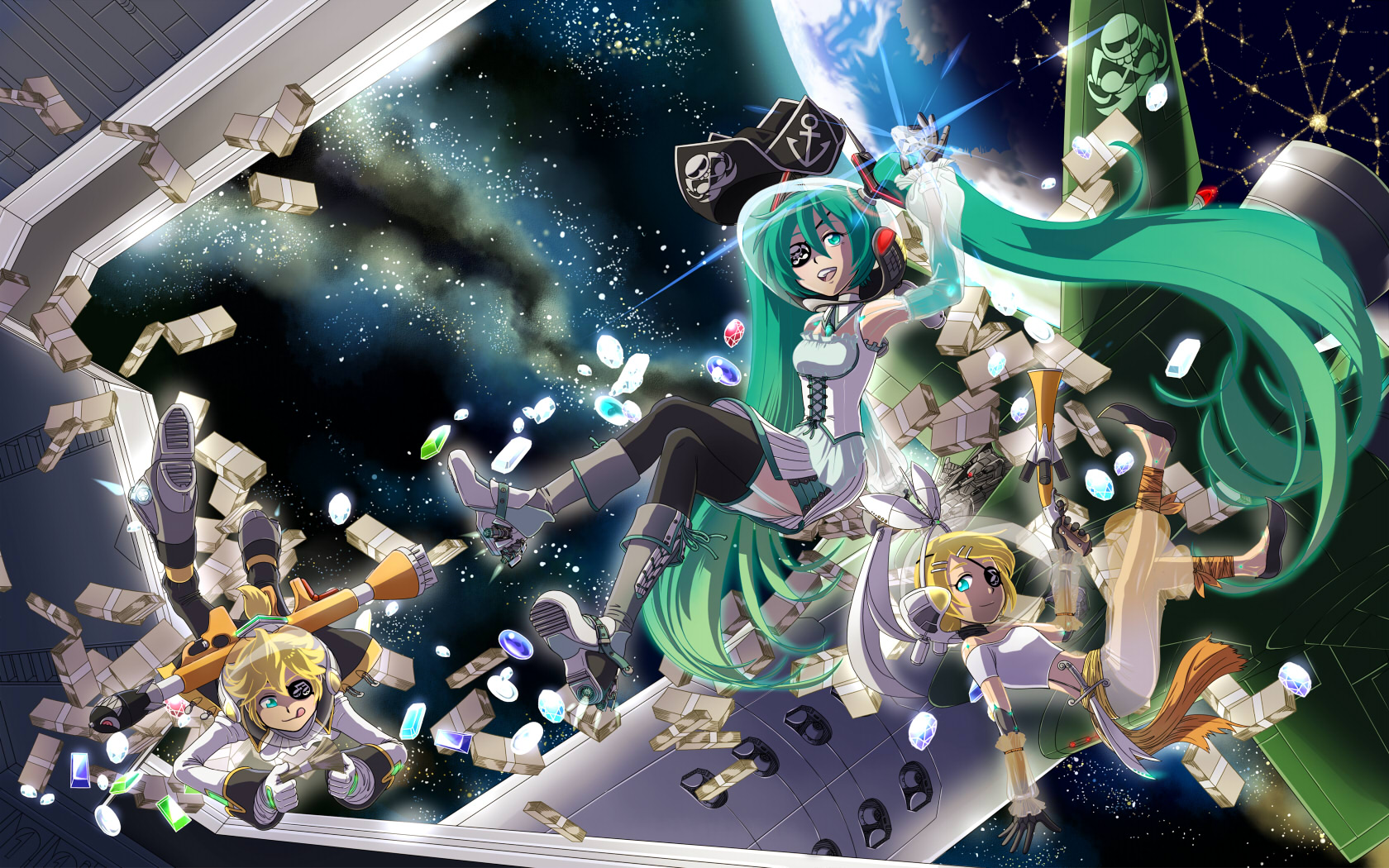 Space Pirates Vocaloid by robin01jp