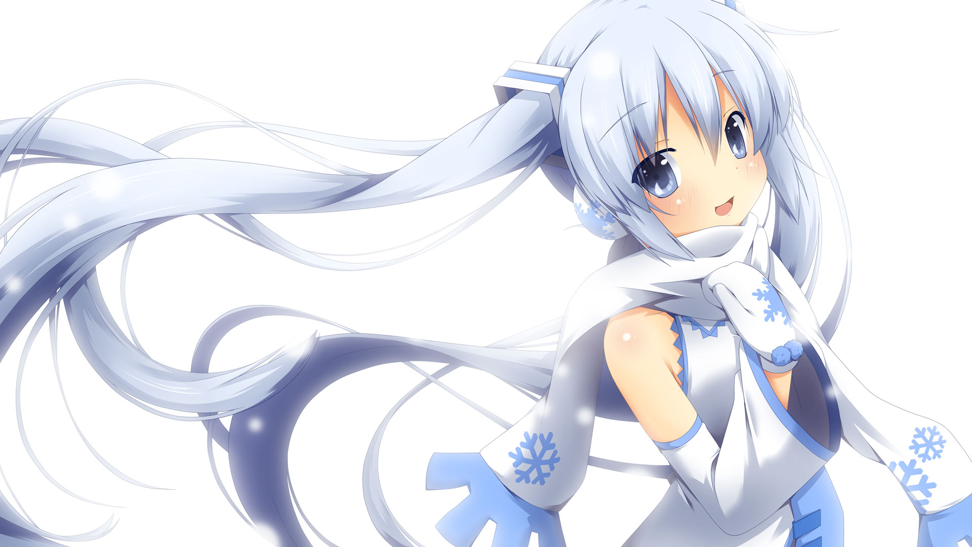 壁紙 雪ミクさん メイキング有り By Yuzuki Kei 雪月佳 Vocaloid My Little Wallpaper The Wallpaper Source That Credits Artists