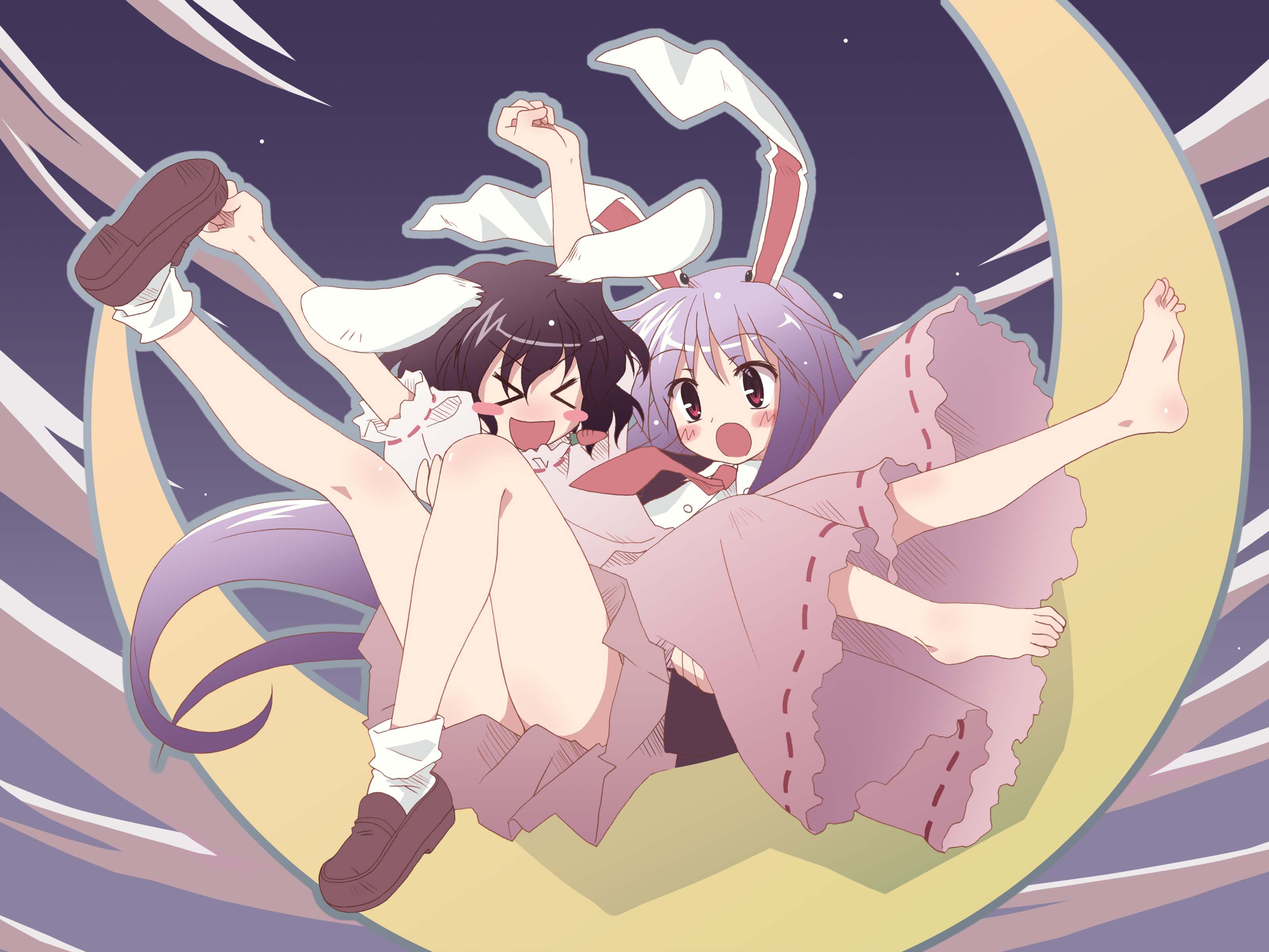 Inaba Tewi & Reisen Udongein Inaba by uki