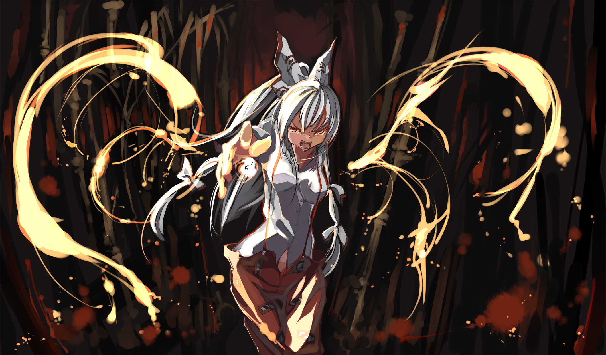 Fujiwara no Mokou by Shimadoriru (しまどりる)