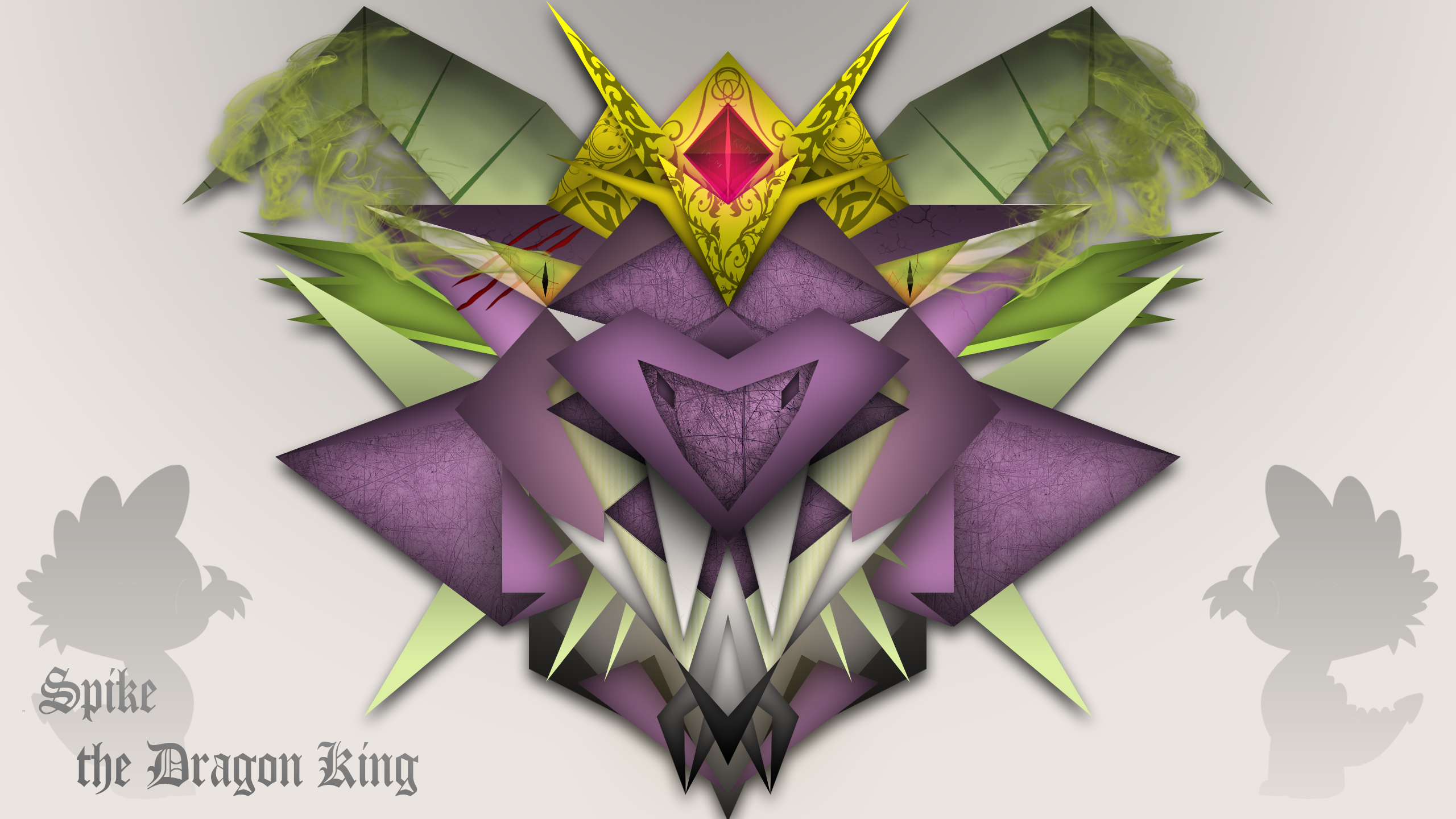 Spike the Dragon King wallpaper by skrayp