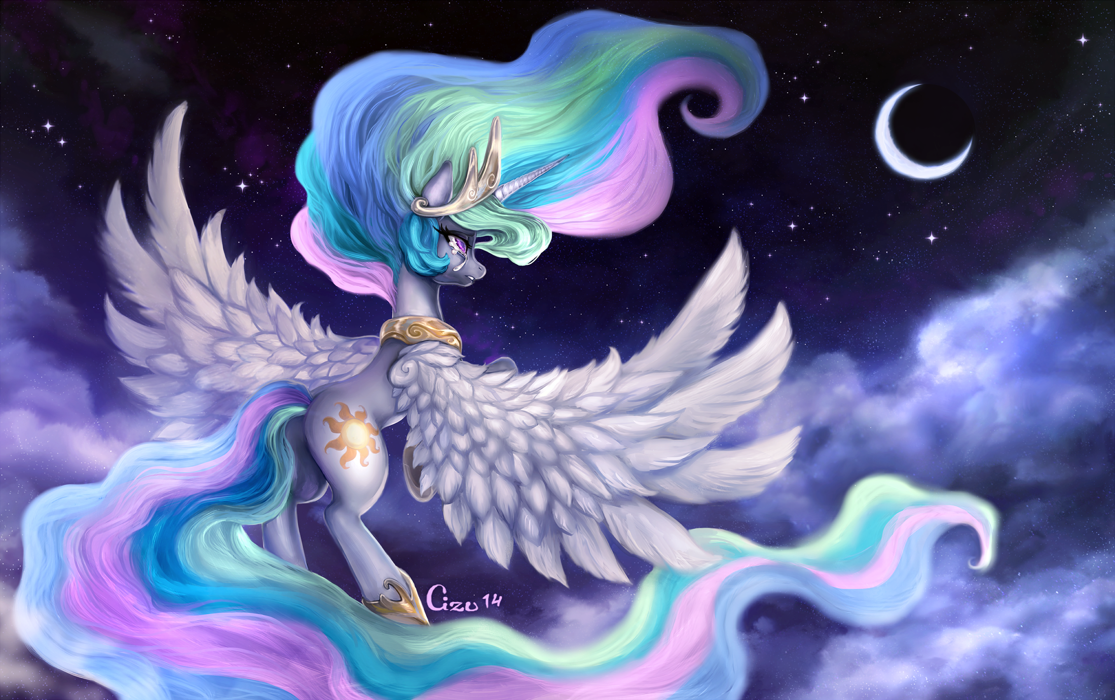 Celestia's Night by Cizu