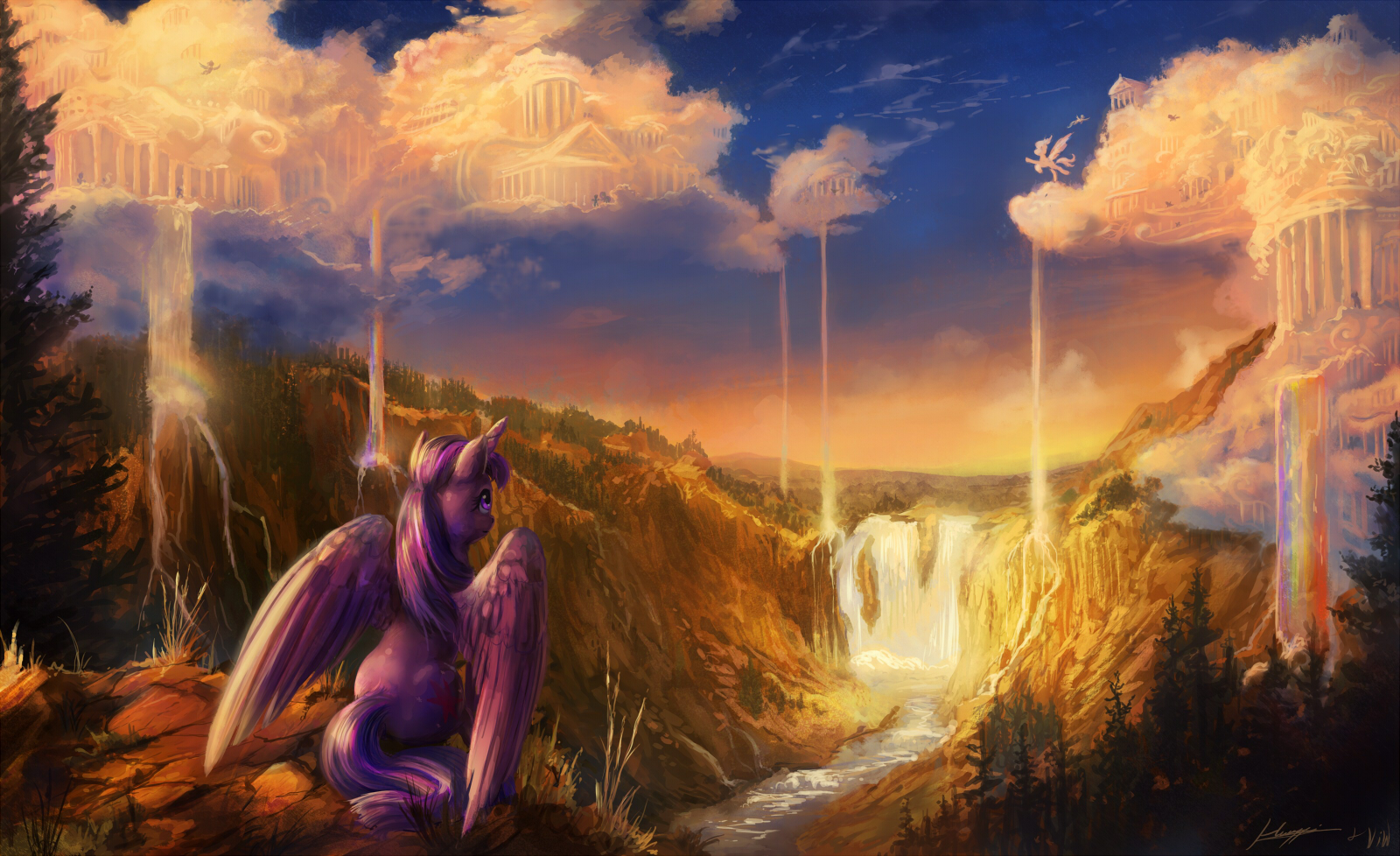 Twilight Visits the Sky. by viwrastupr