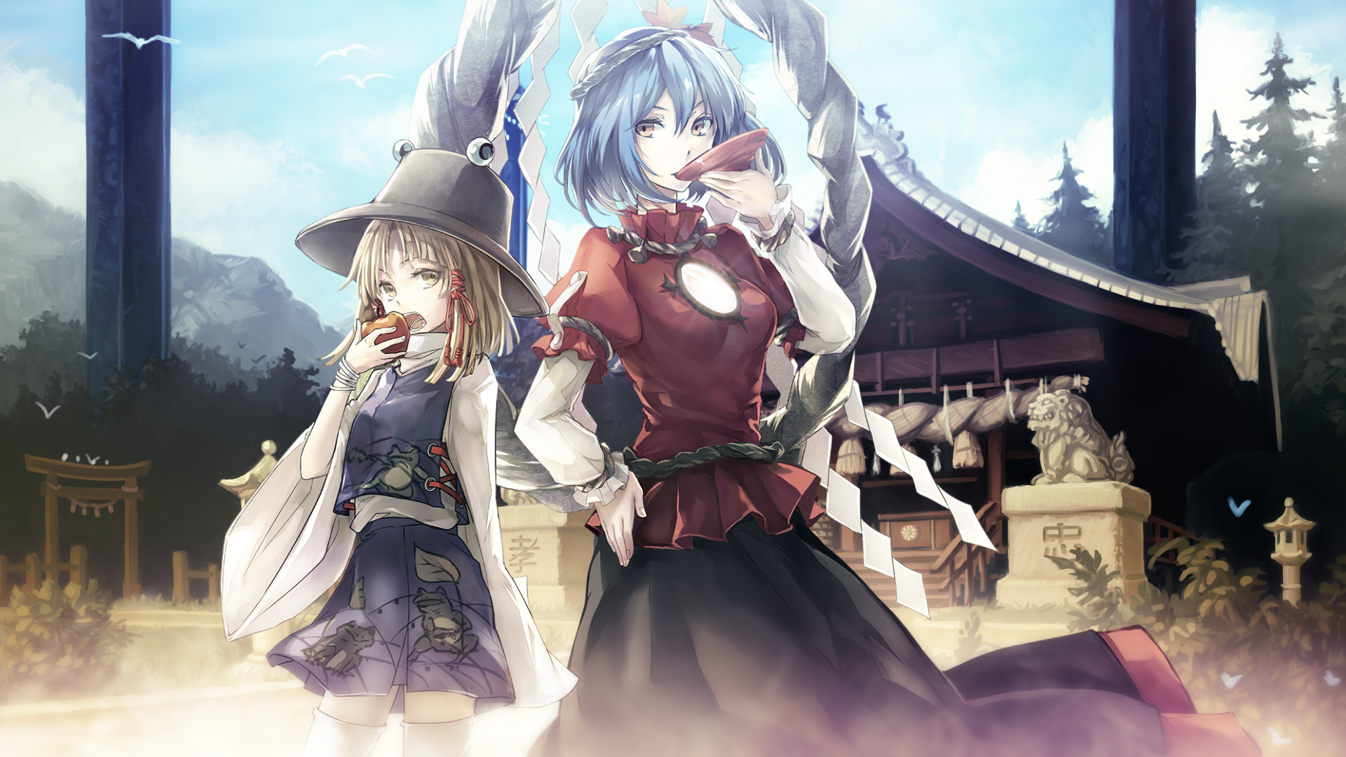 Kanako and Moriya by JustRukia