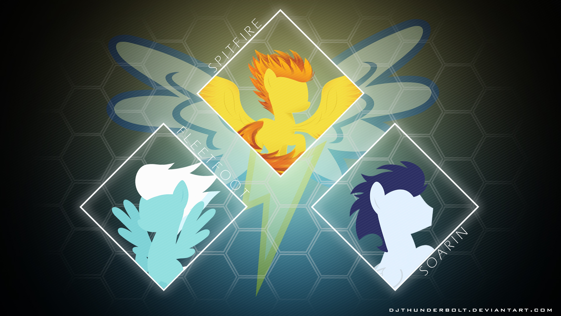 Wonderbolt Wallpaper by ChainChomp2, civgod666, D4SVader, IIThunderboltII and Philipp04