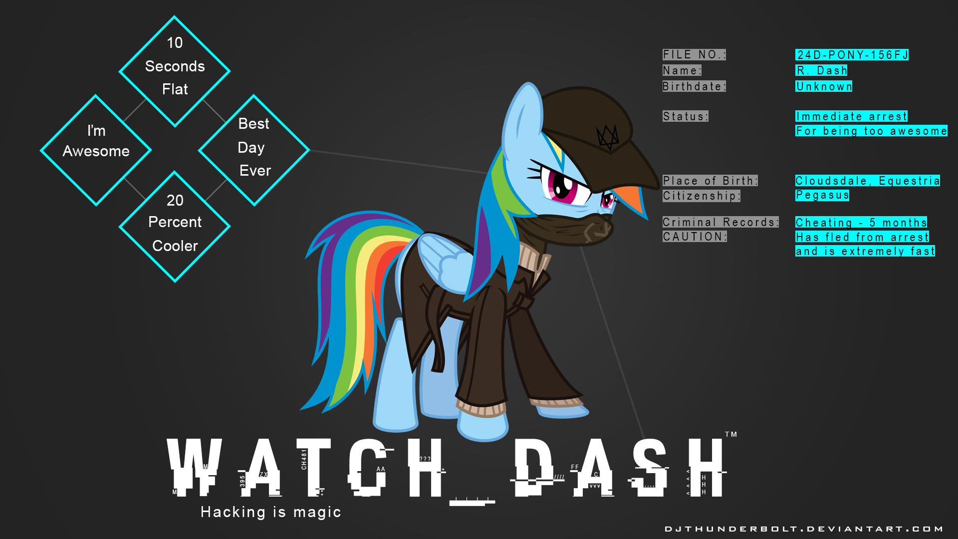 Watch Dash Wallpaper by BlueAthomBomb and IIThunderboltII