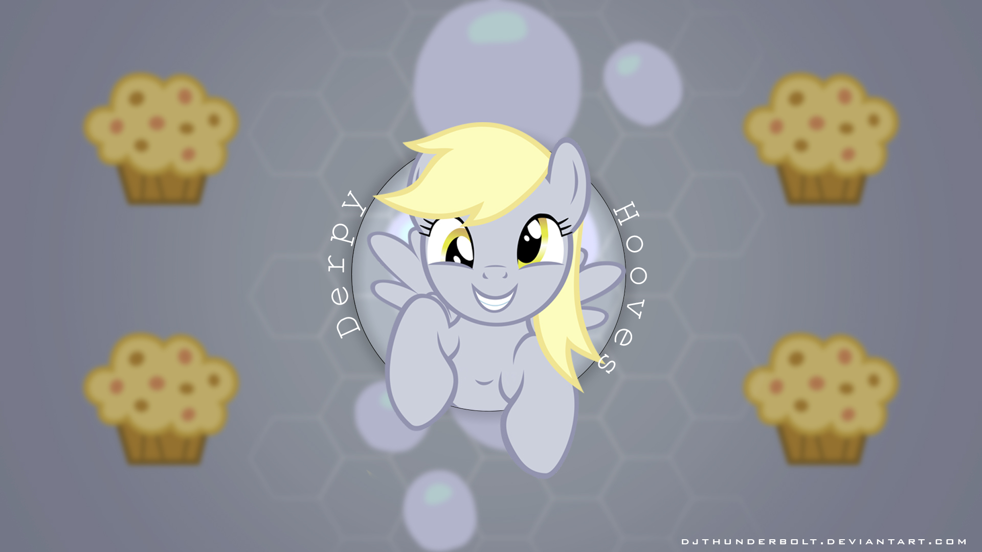 Derpy Hooves Wallpaper by BlackGryph0n, IIThunderboltII and ZuTheSkunk
