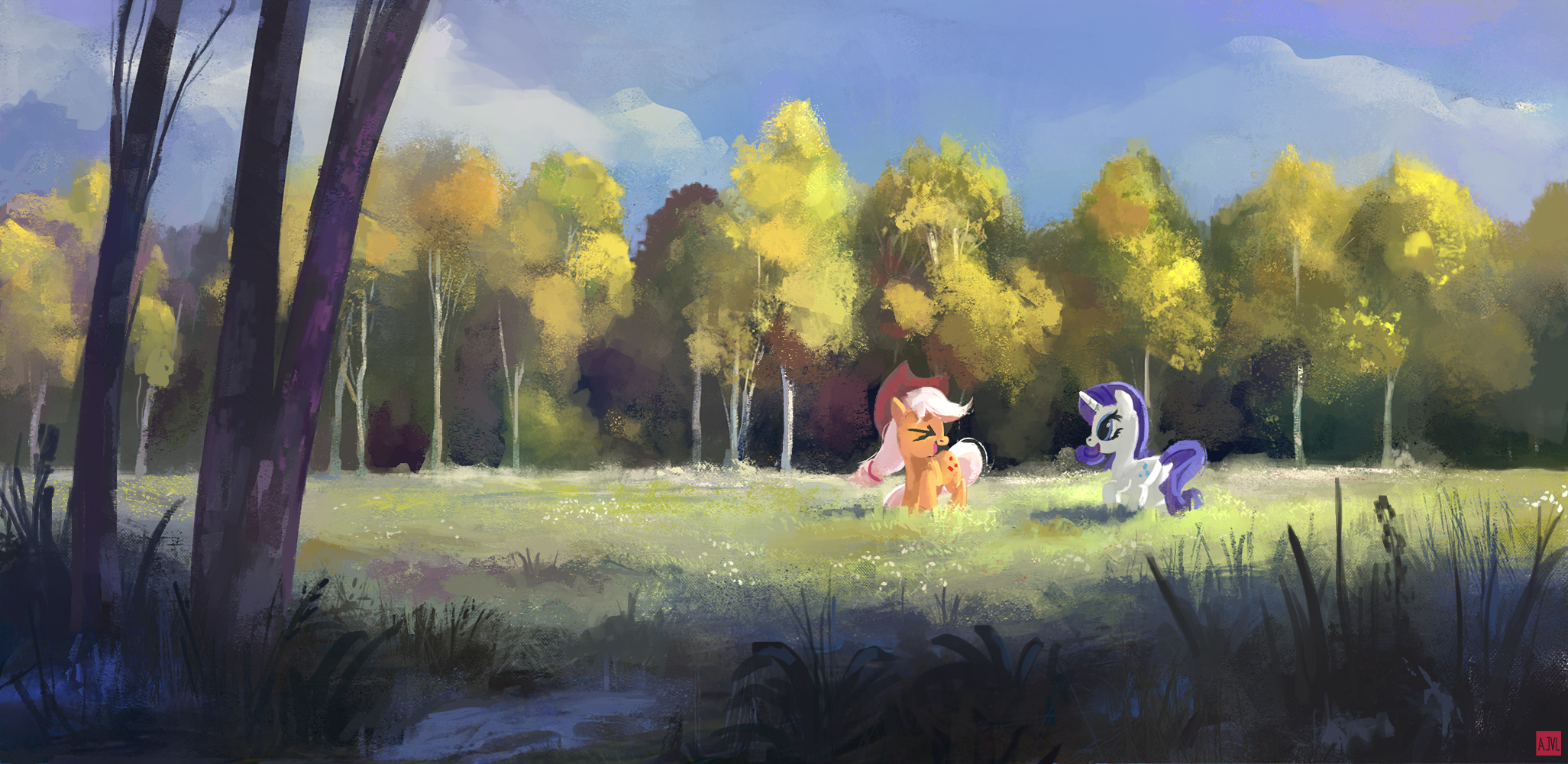 Two in the Field by aJVL