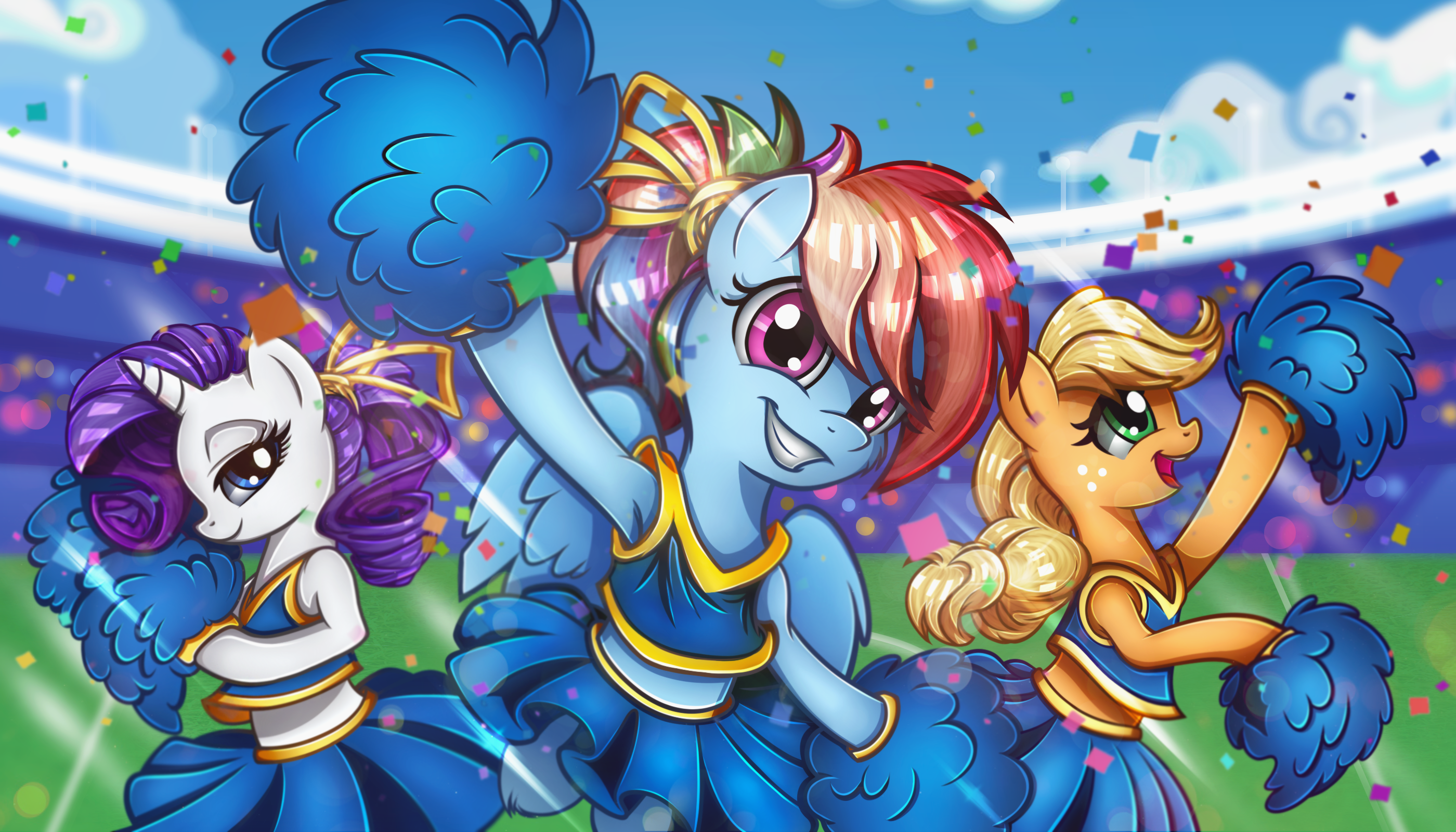 Cheering for the Win! by KP-ShadowSquirrel and Vocalmaker