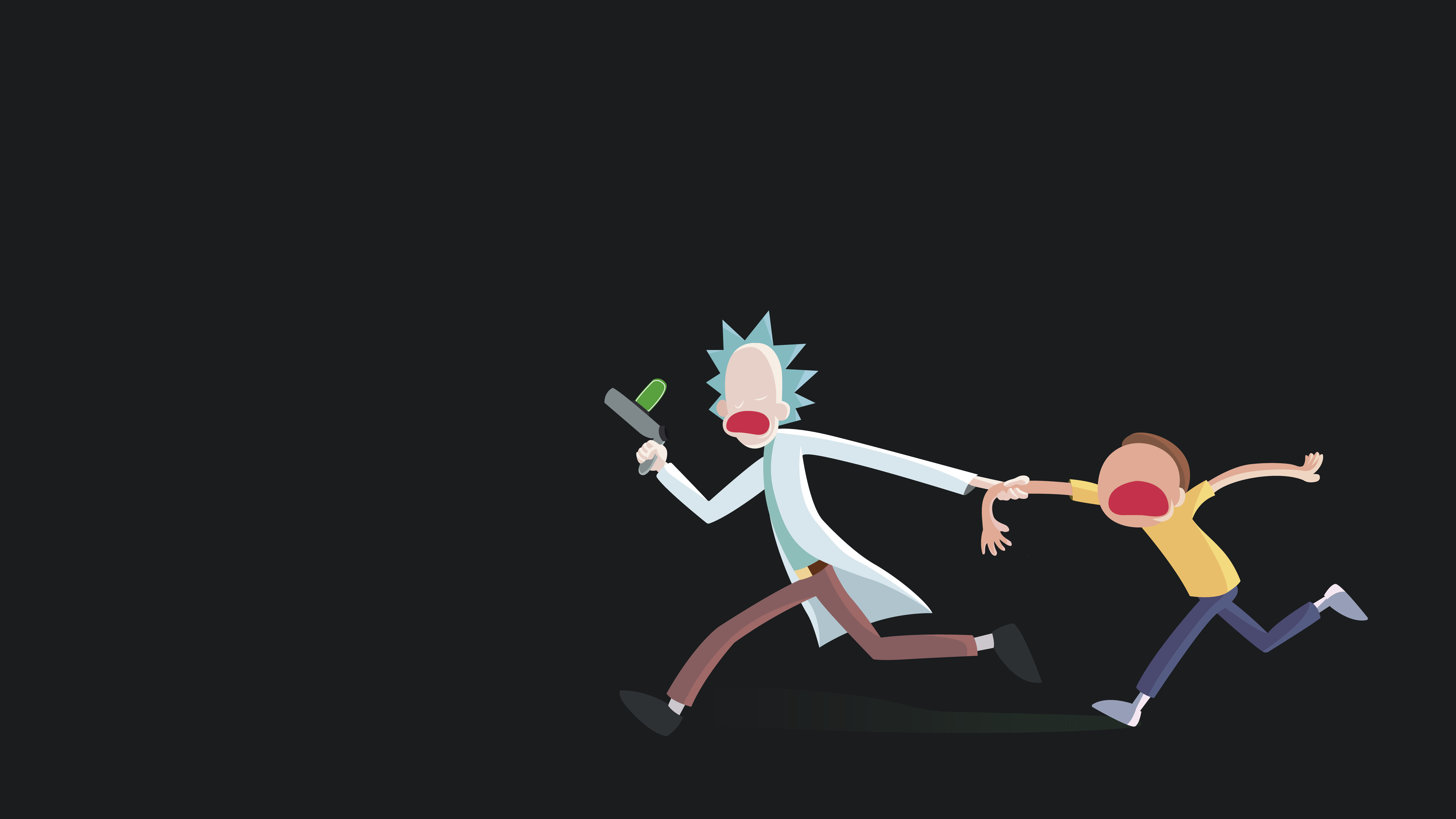 Minimal Rick and Morty by Theztret00