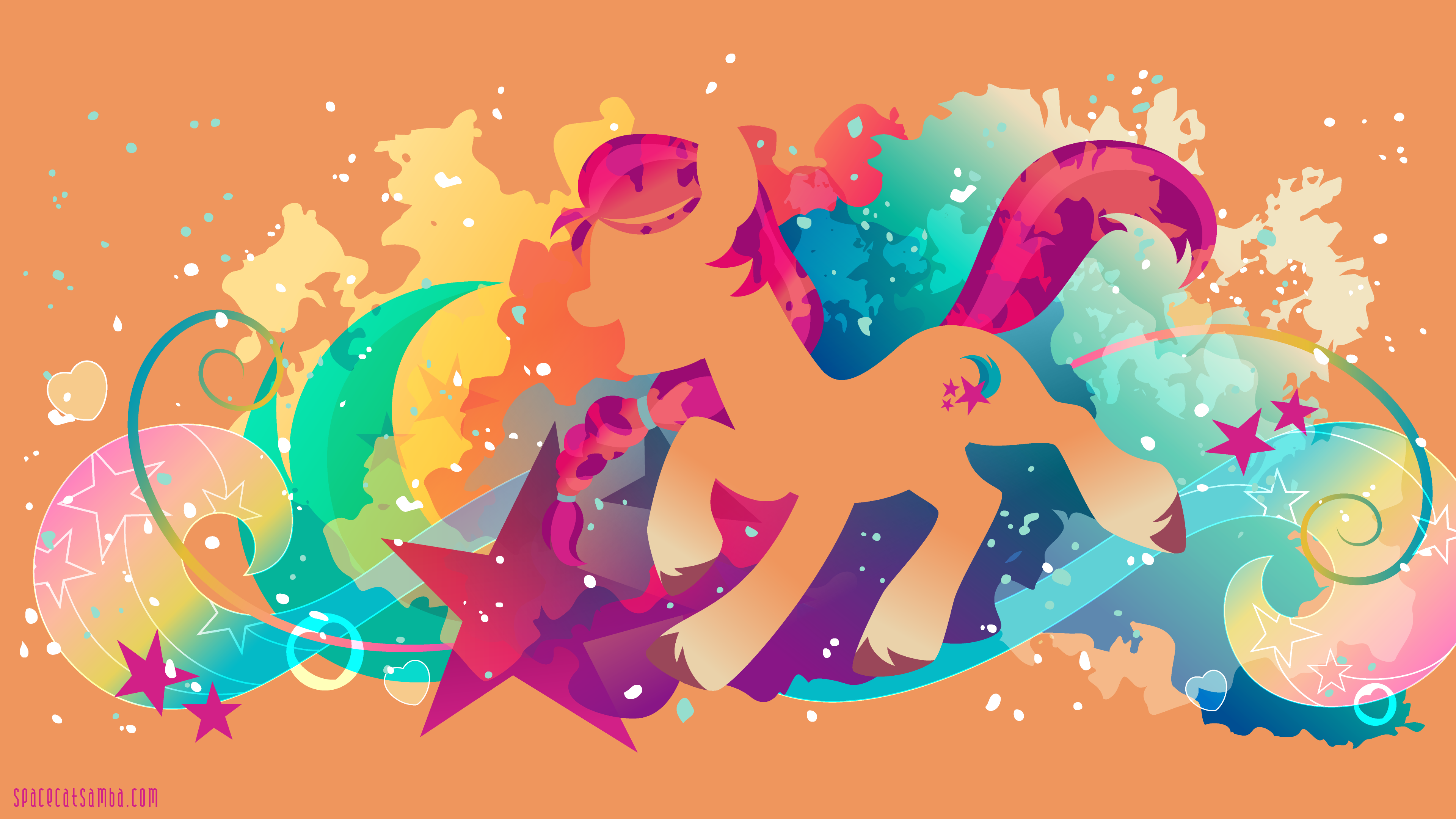 Sunny Starscout Silhouette Wall by SambaNeko