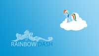 Rainbow Dash - minimalistic wallpaper