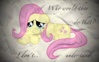 I Don't Understand - A Fluttershy Wallpaper