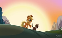 Applejack + Winona