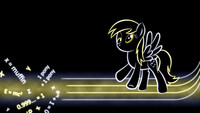 Derpy Hooves Glow Wallpaper