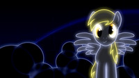 Derpy Hooves neon wallpaper