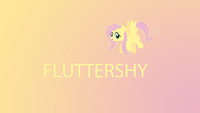 Fluttershy - minimalistic wallpaper