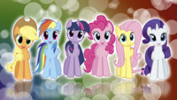 My Little Pony FIM Mane 6 'Colors!' Wallpaper