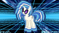 Vinyl Scratch DJ-P0N3 'Virtual' Wallpaper