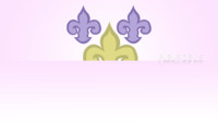 Fleur de Lis Minimalistic Wallpaper