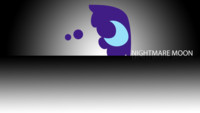 Nightmare Moon Minimalistic Wallpaper