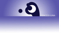 Princess Luna Minimalistic Wallpaper