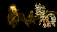 Applejack Text Wallpaper