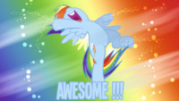 Awesome Rainbow Dash Wallpaper