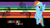 Rainbow Dash So Awesome Wallpaper