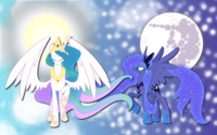 Luna and Celestia wallpaper 6