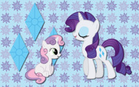 Rarity and Sweetie WP