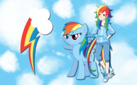 Human Rainbow Dash WP