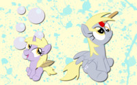 Derpy and Dinky wallpaper 3