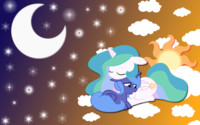 Luna and Celestia wallpaper 4