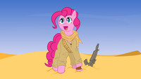 Pinkie in the Desert