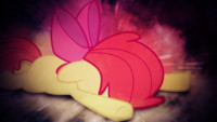 Applebloom quit planking on my desktop