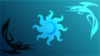 Alicorn Wallpaper - Blue